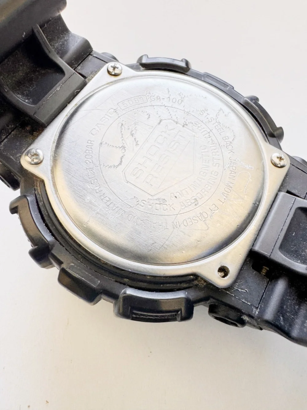 Casio G-Shock GA-100 Black Analog-Digital Watch 48mm Shock Resist